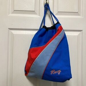 ROXY | Blue & Red | Sporty | Drawstring |Vintage |Backpack/Bag